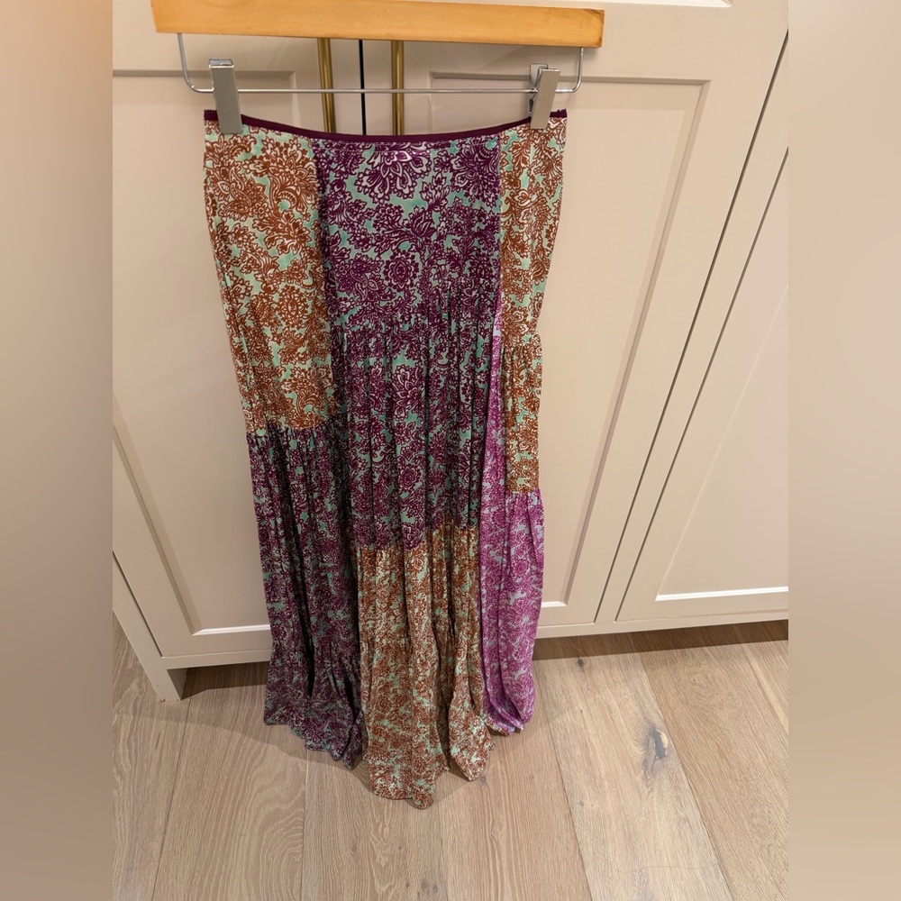 Amur Scout Floral Patchwork Maxi Skirt - Picture 4 of 11